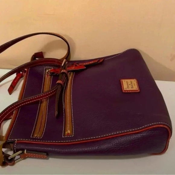 Dooney and Burke crossbody purple authentic and rare purse - Picture 7 of 9